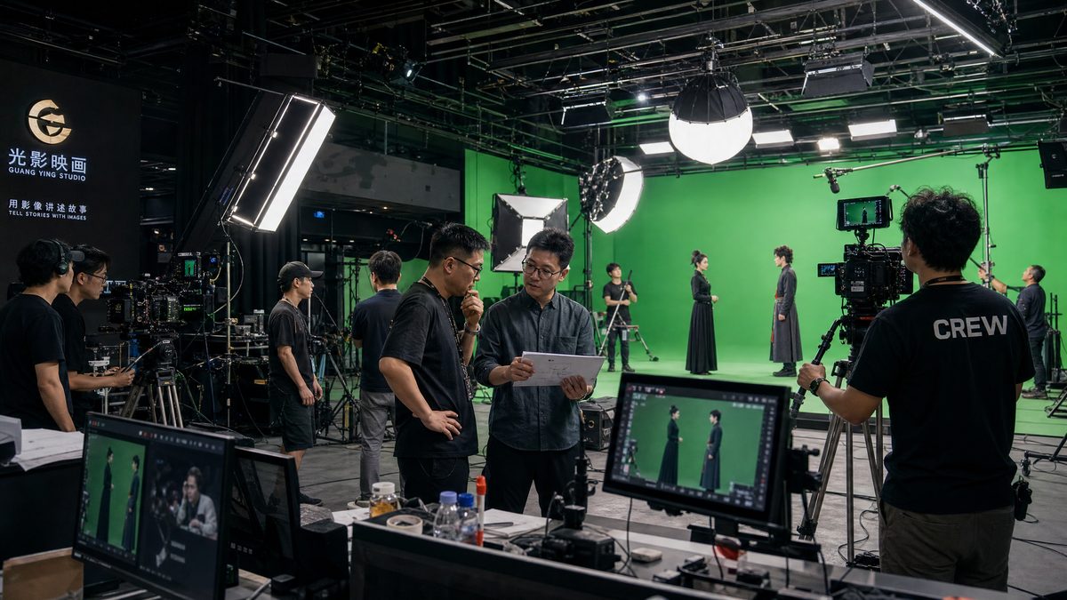 媚黑公司门店与专业影棚照片